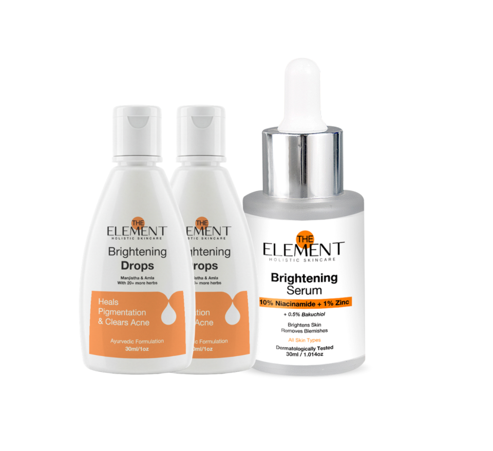 The Element Complete Brightening Solution — Brightening Drops + 10% Niacinamide Serum