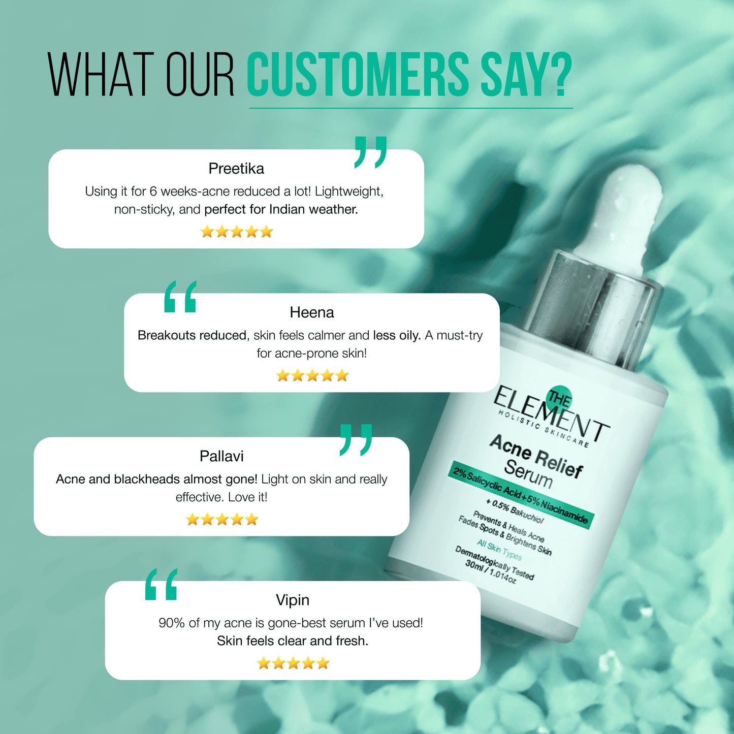 2% Salicylic Acid + 5% Niacinamide Acne Relief Serum