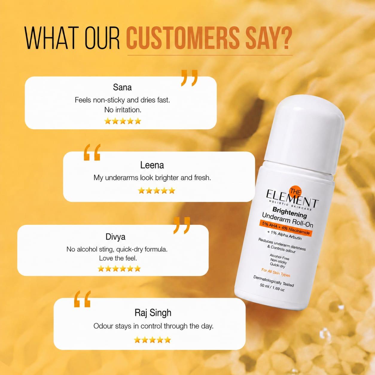 Underarm Roll-On - customer reviews