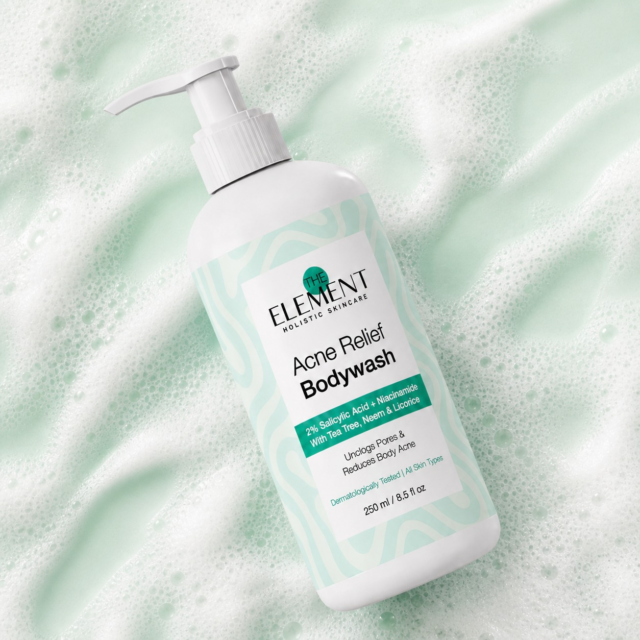 2% Salicylic Acid + Niacinamide Acne Relief Body Wash with Tea Tree & Neem