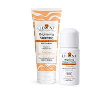 Cleanse & Brighten Duo — Brightening Face Wash + Underarm Roll-On