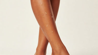 Smooth, even-toned lower legs of an Indian woman after a brightening body routine