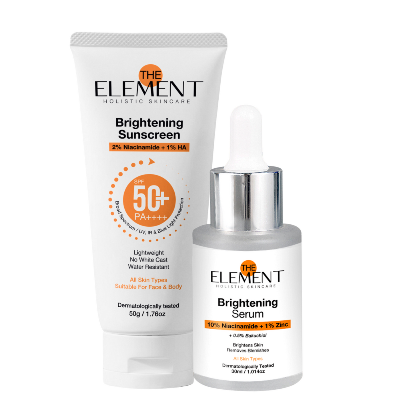 Ultimate Brightening Combo - 10% Niacinamide Serum + 2% Niacinamide SPF 50 PA++++ Sunscreen