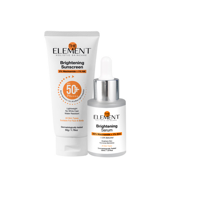 Ultimate Brightening Combo - 10% Niacinamide Serum + 2% Niacinamide SPF 50 PA++++ Sunscreen
