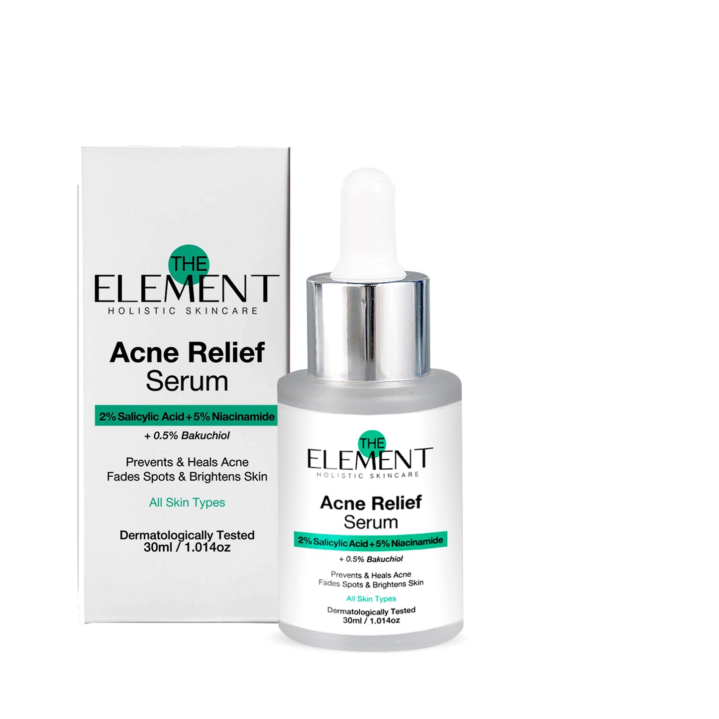 Clear & Soft Skin Combo - 2% Salicylic Acid Acne Relief Serum + 2% Hyaluronic Acid Face Moisturiser
