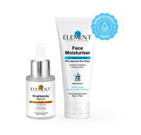 Bright and Soft Skin Combo - 10% Niacinamide Brightening Serum + 2% Hyaluronic Acid Moisturiser