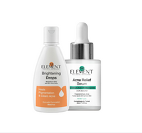 Ultimate Clear Skin Combo - 2% Salicylic Acid Serum + Skin Brightening Drops with Manjishtha & Amla