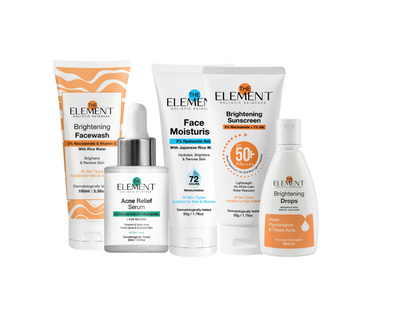 Complete Routine for Clear Skin - Inside Out - Nourish from Inside, Cleanse, Treat, Moisturise, Protect (Copy)