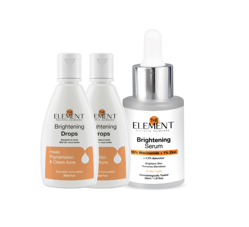 The Element Complete Brightening Solution — Brightening Drops + 10% Niacinamide Serum