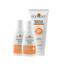 Inside–Out Brightening Duo – 2% Niacinamide Oxybenzone‑Free SPF 50+ PA++++ Sunscreen + Skin Brightening Drops (Manjishtha & Amla)