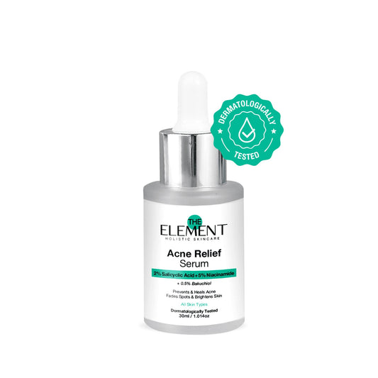 The Element Clear & Bright Skin Combo — Acne Serum + Brightening Sunscreen