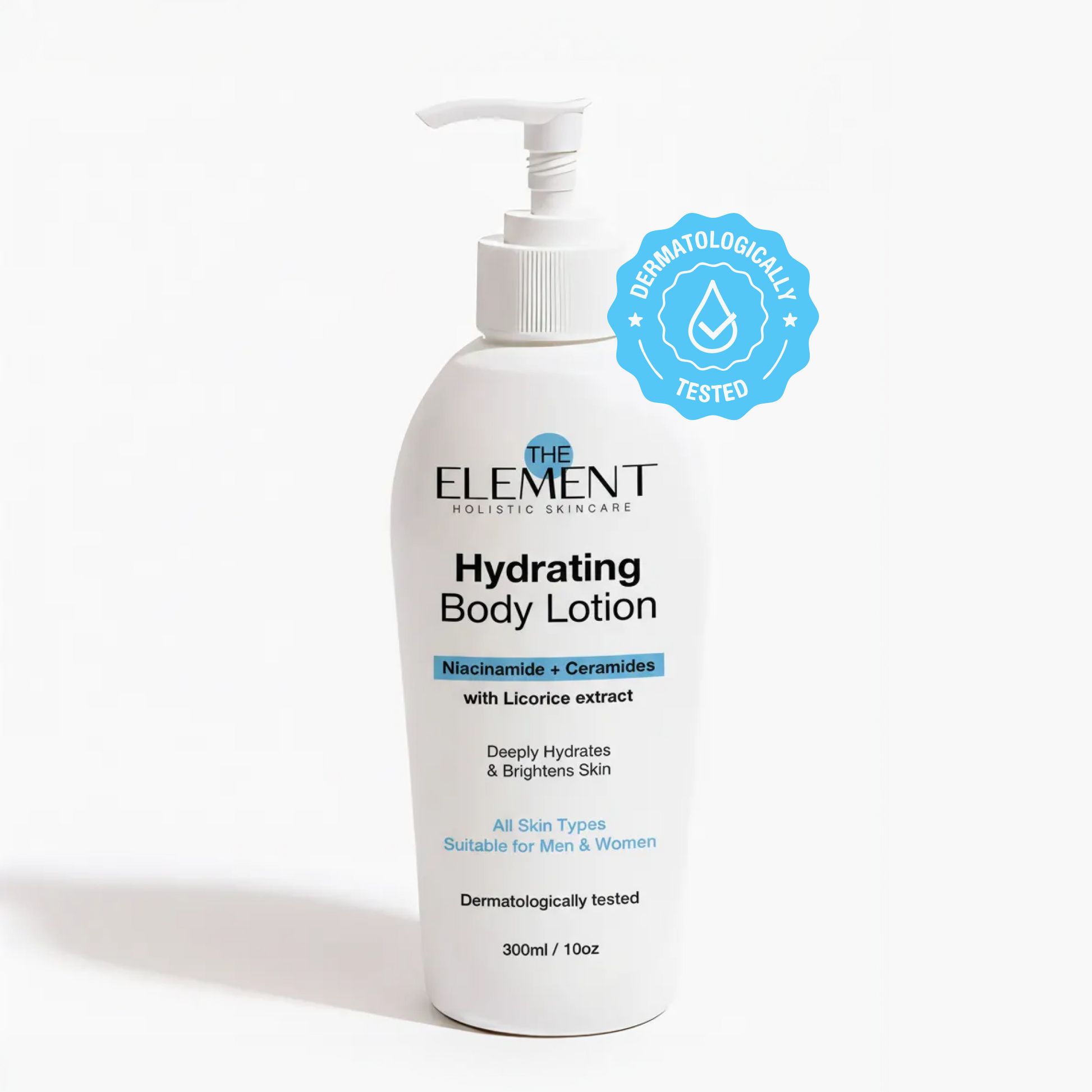 The Element Hydrating Body Lotion with Niacinamide, Ceramides & Licorice Extract