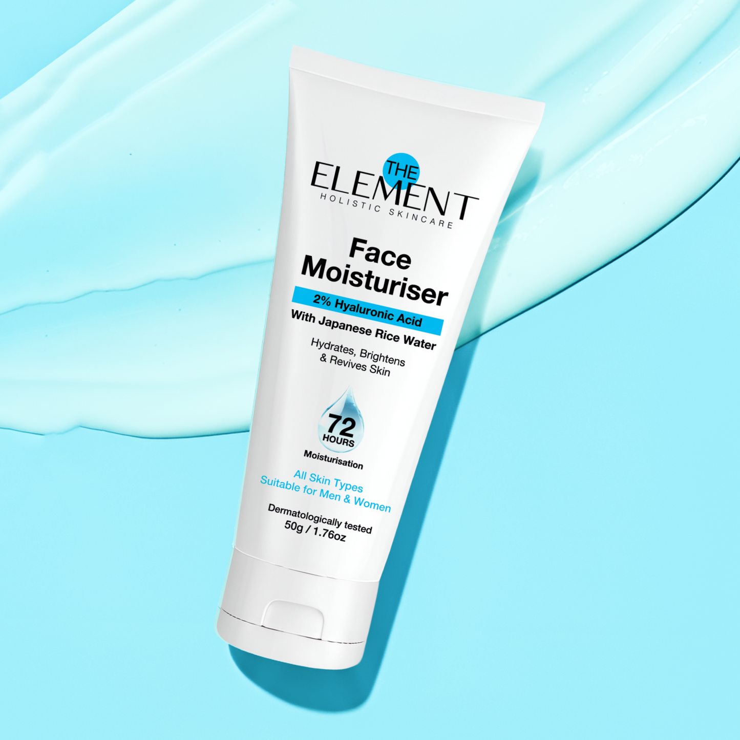 2% Hyaluronic Acid + Japanese Rice Water  Hydrating Face Moisturiser