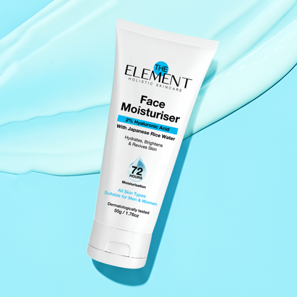 2% Hyaluronic Acid + Japanese Rice Water  Hydrating Face Moisturiser