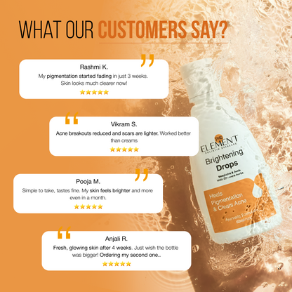 The Element Brightening Drops with Manjistha & Amla
