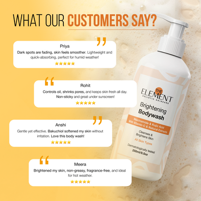 Brightening Bodywash with Niacinamide, Kojic Acid & Vitamin C