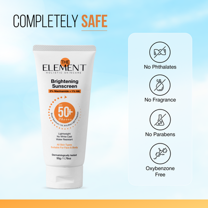 Ultimate Brightening Combo - 10% Niacinamide Serum + 2% Niacinamide SPF 50 PA++++ Sunscreen