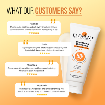 Ultimate Brightening Combo - 10% Niacinamide Serum + 2% Niacinamide SPF 50 PA++++ Sunscreen