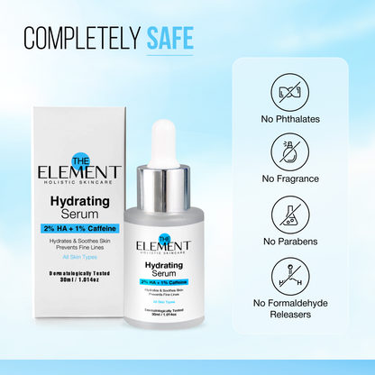 2% Hyaluronic Acid + 1% Caffeine Hydrating Serum
