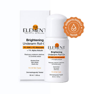 Brightening  Underarm Roll on - 5% AHA + 4% Niacinamide + 1% Alpha Arbutin
              