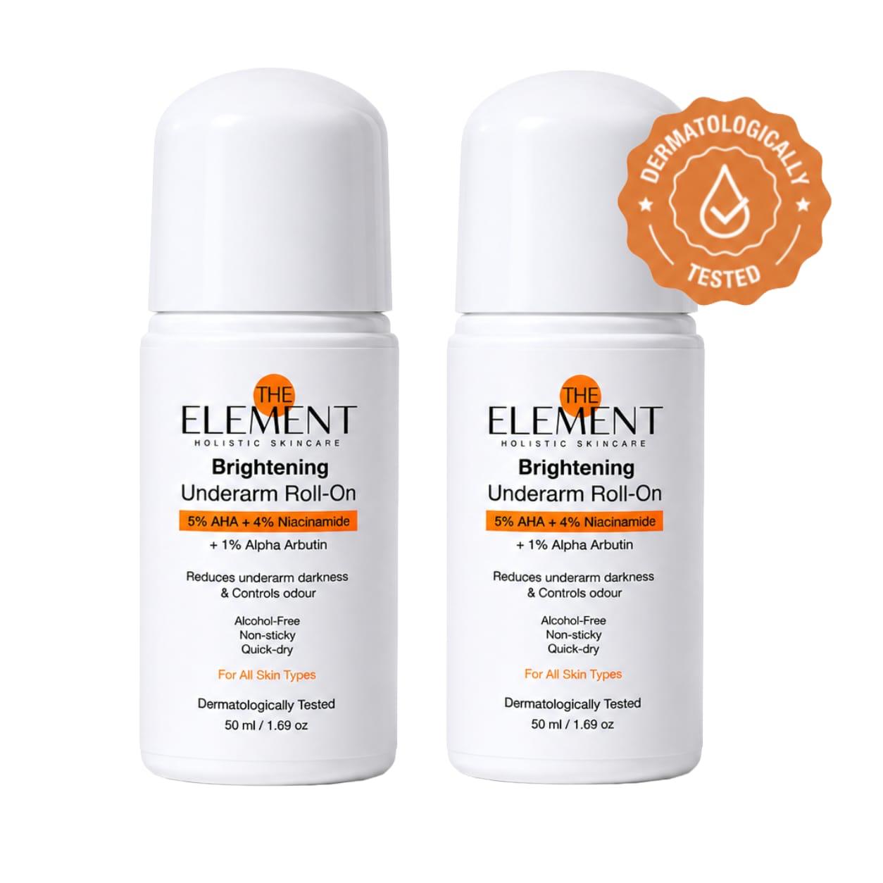 Brightening  Underarm Roll on - 5% AHA + 4% Niacinamide + 1% Alpha Arbutin