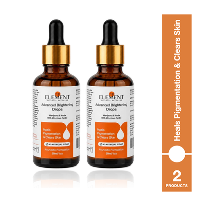 Advanced Brightening Drops 30ml x2 - 1 Month — Heals Pigmentation & Clears Skin