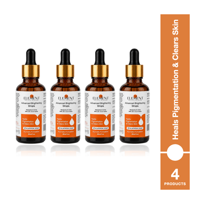 Advanced Brightening Drops 30ml x4 - 2 Month — Heals Pigmentation & Clears Skin