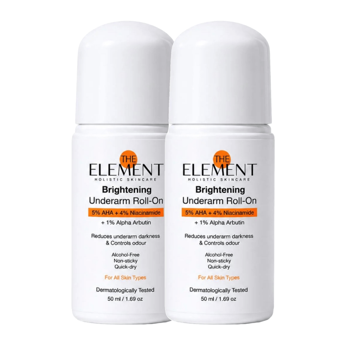 The Element Brightening Underarm Roll-On 1 Month Pack of 2