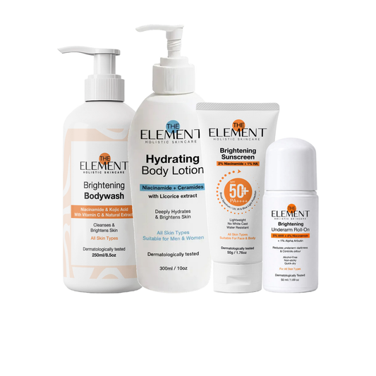 Complete Body Routine - Bodywash, Roll-On, Lotion, Sunscreen