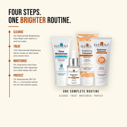 Complete CTMP Routine — 4 steps: cleanse, treat, moisturise, protect