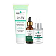 Holistic Clear Skin Kit — Acne Face Wash + Acne Serum + Ayurvedic Acne Drops