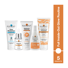 Complete Routine for Bright Skin - Inside Out - Nourish from Inside, Cleanse, Treat,  Moisturise, Protect