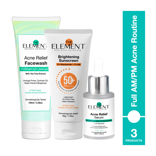 Full AM/PM Acne Routine — The Element