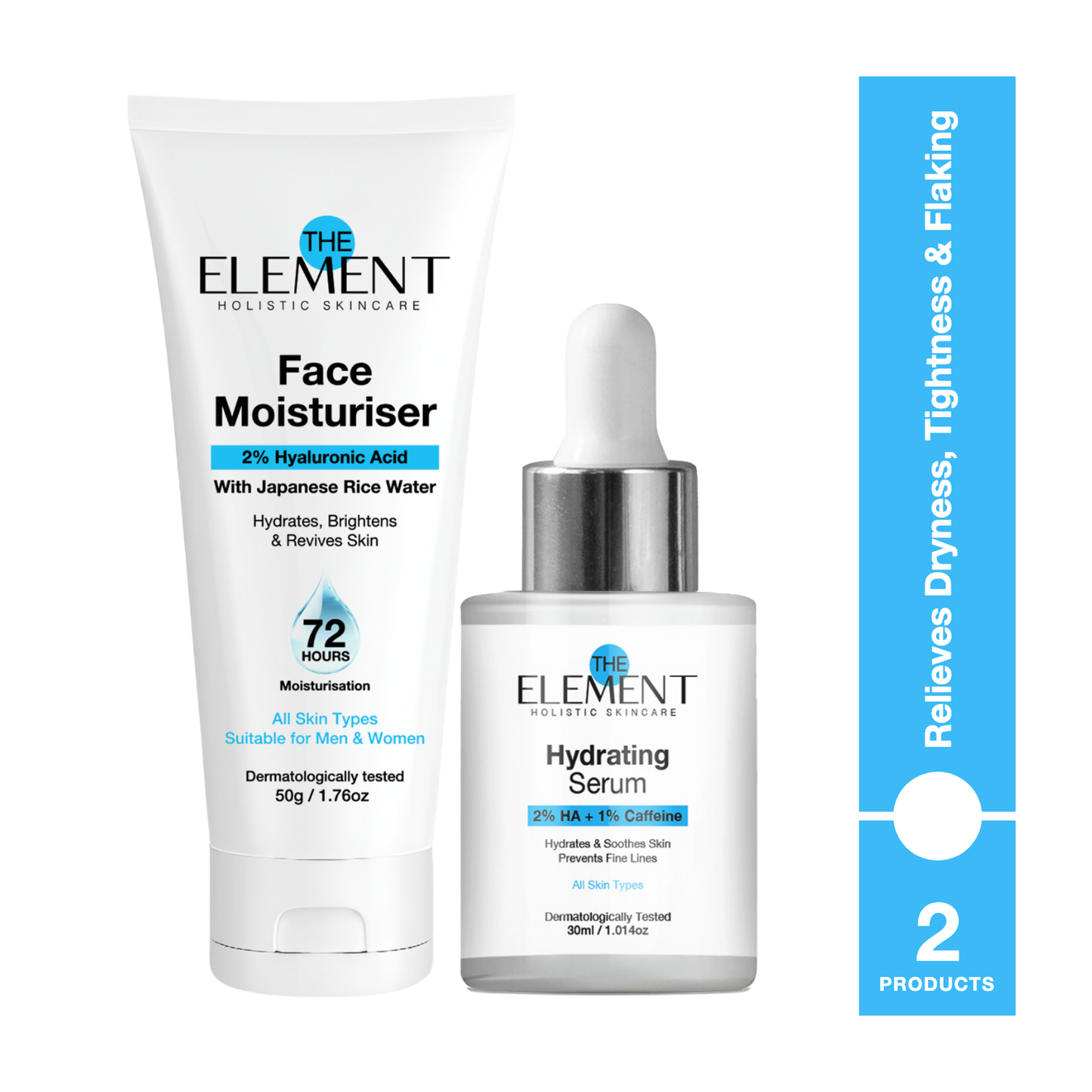Relieves Dryness, Tightness & Flaking — The Element