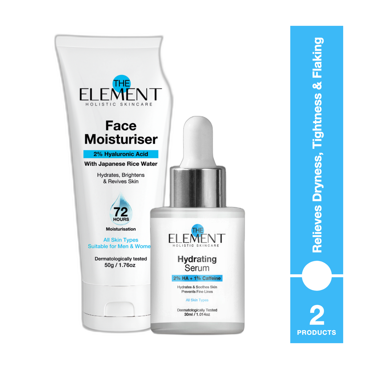 Relieves Dryness, Tightness & Flaking — The Element