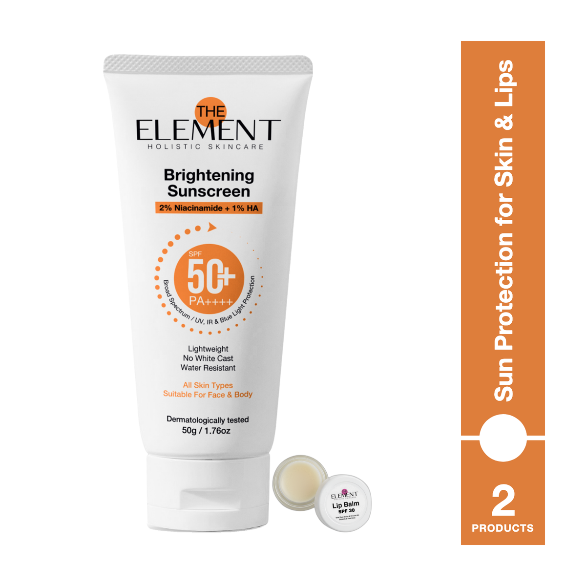 Sun Protection for Skin & Lips — The Element