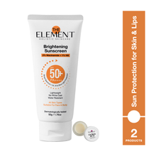 Sun-Protection Duo - 2% Niacinamide Oxybenzone Free Sunscreen + Lip Treatment Balm with SPF 30 & Vitamin E