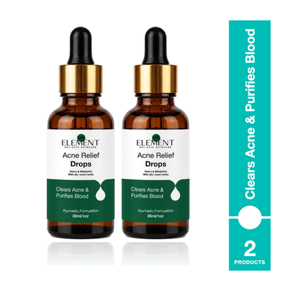 Acne Relief Drops 30ml x2 - 1 Month — Ayurvedic drops you drink