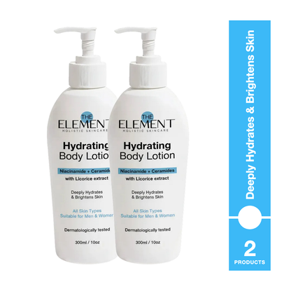 Hydrating Body Lotion 300ml x2 — Deeply Hydrates & Brightens Skin