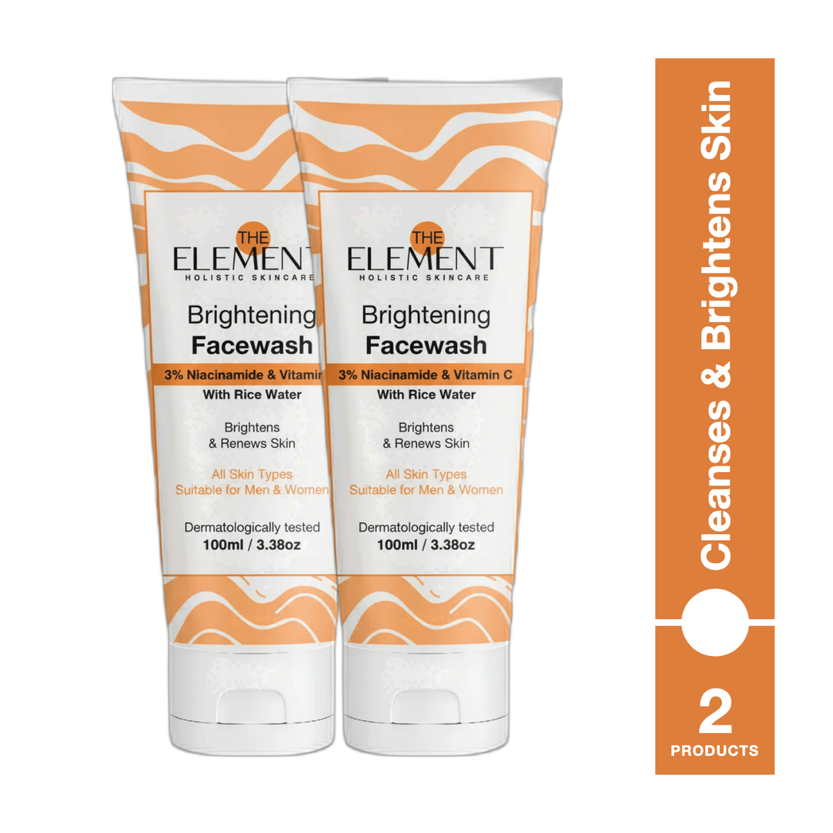 Brightening Face Wash 100ml x2 — Cleanses & Brightens Skin
