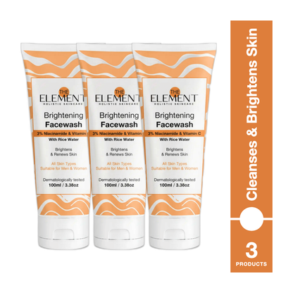 Brightening Face Wash 100ml x3 — Cleanses & Brightens Skin