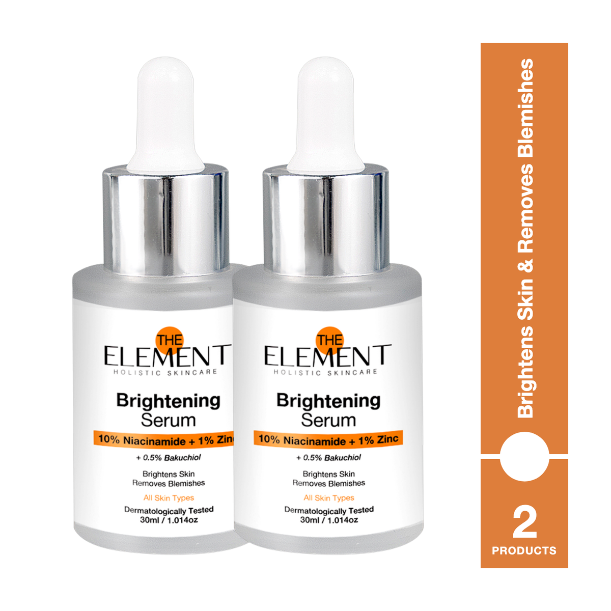 Brightening Serum 30ml x2 — Brightens Skin & Removes Blemishes