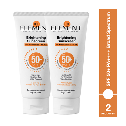 Brightening Sunscreen 50g x2 — SPF 50+ PA++++ Broad Spectrum