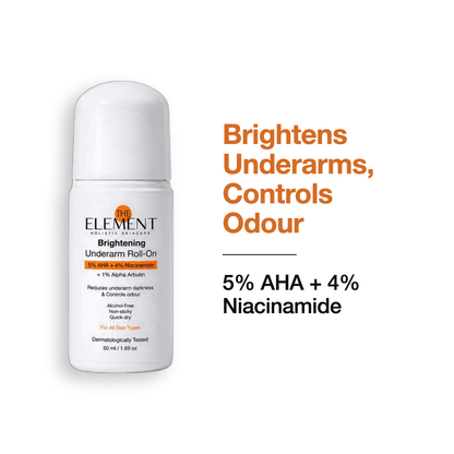 Brightens Underarms, Controls Odour — The Element