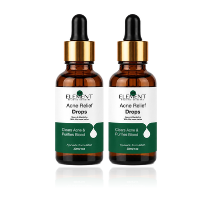 The Element Acne Relief Drops with Neem, Turmeric & Shatavari — Dropper
