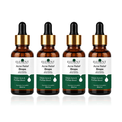 The Element Acne Relief Drops with Neem, Turmeric & Shatavari — Dropper