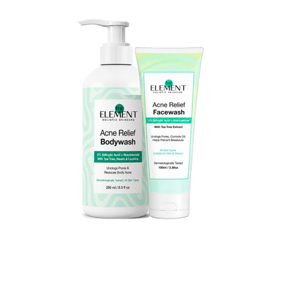 Face + Body Clear Duo — Acne Face Wash + Acne Body Wash
              