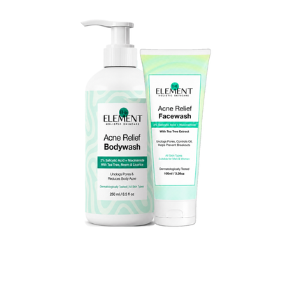 Face + Body Clear Duo — Acne Face Wash + Acne Body Wash