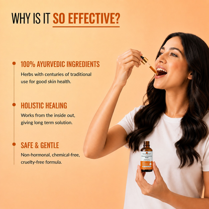 Why The Element Advanced Brightening Drops work — 100% Ayurvedic ingredients, holistic healing, safe and gentle
